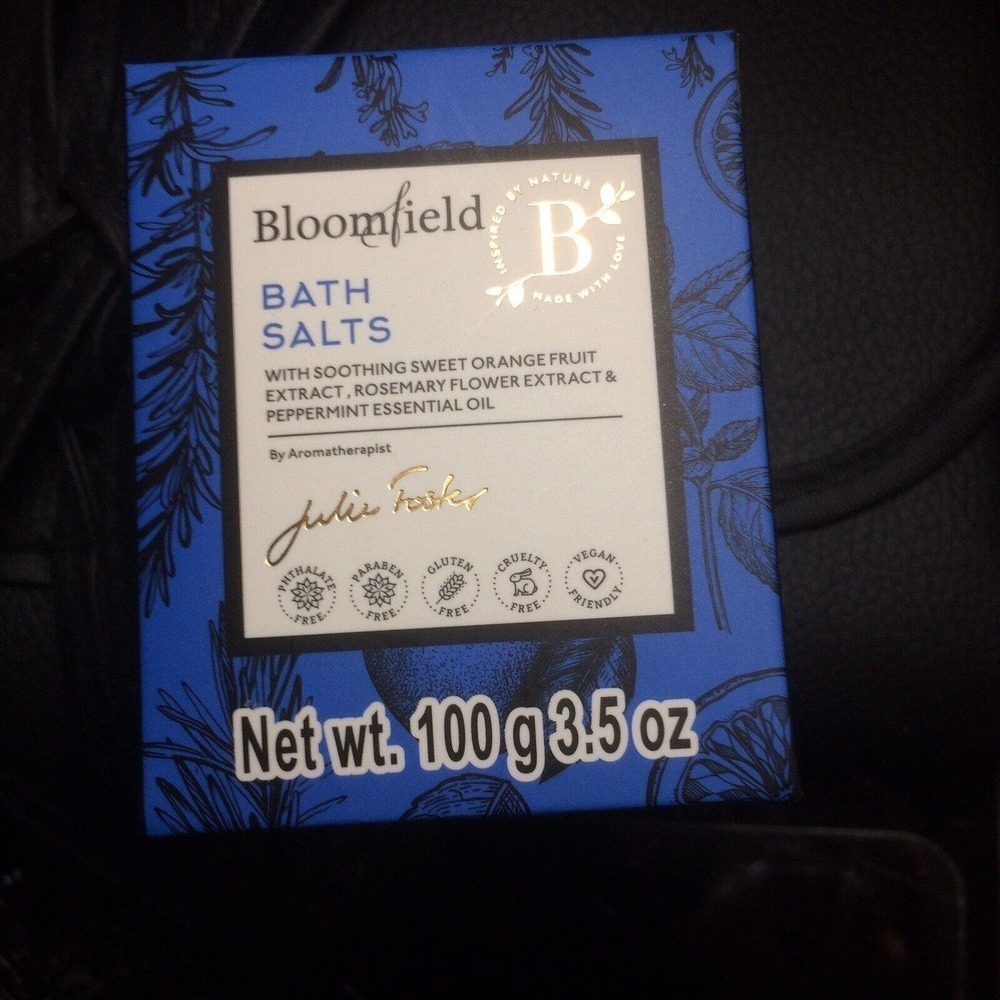 Bloomfield Bath Salts Soothing Herbal Fruit Extracts & Essential Oils New - Picture 2 of 8